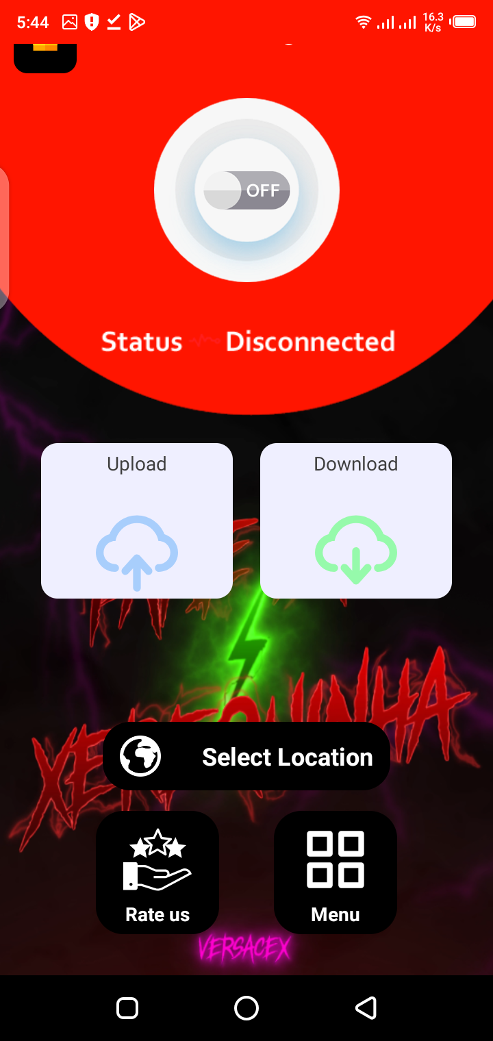 Fake Lag APK screenshot showing delay settings